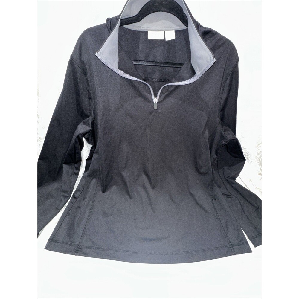 Rorie Whelan Golf Pullover Men L  Black  1/4 Zip Long Sleeve Outdoors